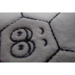 Cartoon Football Laser cut Custom Embroidered Badges for sale
