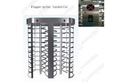 China Mifare Card Automatic Full Height Turnstiles Prison / Bank / Construction IP62 50Hz supplier