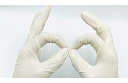 China 9 Disposable Latex Powdered Medical Examination Gloves 100pcs/Box supplier
