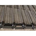 Spiral Woven Wire Mesh Chain Conveyor Belt Food Grade SS Material for sale