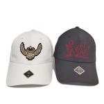 Delicate Crafts Baseball Sports Hats 100% Cotton Customized Decorative Patches 6 Panel Logo for sale