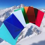 OEM Red Blue Green Brown Opal Orange Yellow 1.22m*2.44m Polycarbonate Solid Sheet with Impact Resistance 200 Times Stronger Than Glass for sale