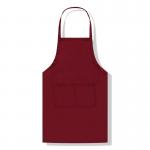 Adjustable Shoulder Stap 100% Cotton Women Cooking Aprons With Pockets