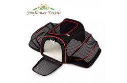 China 46x28x26cm Expandable Soft Foldable Dog Carrier Oxford Cloth Airline Approved supplier