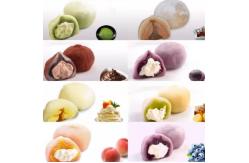 China P180 Automatic Double Mochi Ice Cream Filling Machine Aligning Encrusting supplier