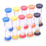 Plastic Decorative Hour Glasses , One Minute Sand Timer Hourglass for sale