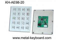 China 20 Keys Stainless Steel Industrial Keyboard with USB or PS/2 interface supplier