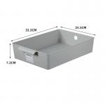 Plastic  box sundries storage basket useful bin with label