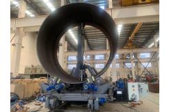 China High Efficiency Horizontal Flange Fit up Machine Wind Tower Flange Fitting Equipment supplier