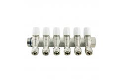 China 2-6 Ways Brass Pex Manifold For Heating System Water System ISO90001 supplier