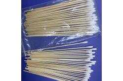 China Non Sterile 6 Inch Cotton Tipped Applicators With Wooden Handle supplier