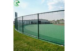 China ISO9001 Garden BWG14-BWG27 6ft Tall Chain Link Fence Panels With Barbed Wire supplier