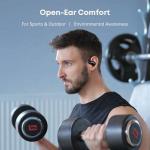 Langsdom True Wireless Bluetooth Headphones Accessories For Two Way Radio Environmental Noise Cancellation ENC Accessories For Two Way Radio with Digital Display and IPX-5 Waterproof Standard for sale