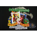 Carnival Festival Gifts Custom Design Sports Events Enamel Medals Shiny Silver Plating With Chain for sale