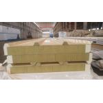 Onsite Installation Rockwool Roof Panels Polyurethane Fireproof Heat-Insulation for sale