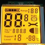 2.8V-5.5V TN LCD Display / Temperature Segment Code LCD Electronic Display for sale
