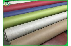 China Biodegradable Washable Paper Multi Coloured 0.55mm Washed Paper For Plant Bag supplier