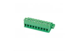 China Copper Connector Plug In Terminal Block 5.0mm 5.08mm supplier