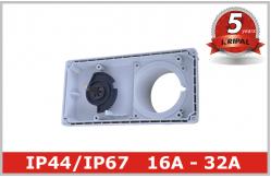 China IP67 Weatherproof Industrial Interlocked Switch Socket Outlet for Plug supplier