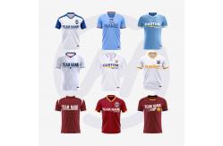 China Moisture Wicking T Shirt Breathable Premium Fabrics Custom Sports Jerseys supplier