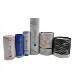 Personalized Tube Packaging Box Recyclable Paper Tube For Cosmetics Bottles for sale