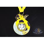 Personalized Enamel Medals Custom Medallions Giraffe Shaped 50mm Size