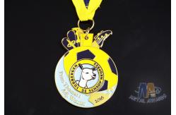China Personalized Enamel Medals Custom Medallions Giraffe Shaped 50mm Size supplier