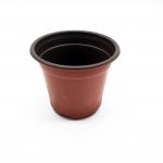 Sunflower gardening black plastic flower pot for nursery for sale