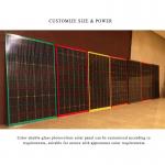 Glass BIPV Module 100W 200W 300W Mono Poly Solar Panel