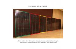 China Glass BIPV Module 100W 200W 300W Mono Poly Solar Panel supplier