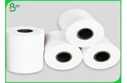 China 690mm * 6000m Jumbo Roll 55gsm Thermal Paper For Movie Ticket Printing supplier