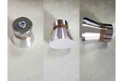 China High Power Piezoelectric Ultrasonic Transducer For 28khz 100w PZT8 supplier