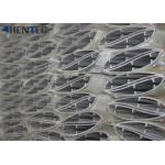 Silvery Powder Painted / Anodized Replacement Fan Blades Profile For Industrial Cooling Fan