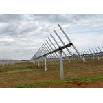 PV Panel Ground Mounting System One Axis Tracker Solar Mounting Structure for sale