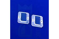 China Opaque Wafer Fused Quartz Plate With Hole High Density 100mm supplier