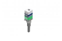 China 8mm Double Shaft Absolute Rotary Encoder Incremental Integrated With Rotary Switch supplier