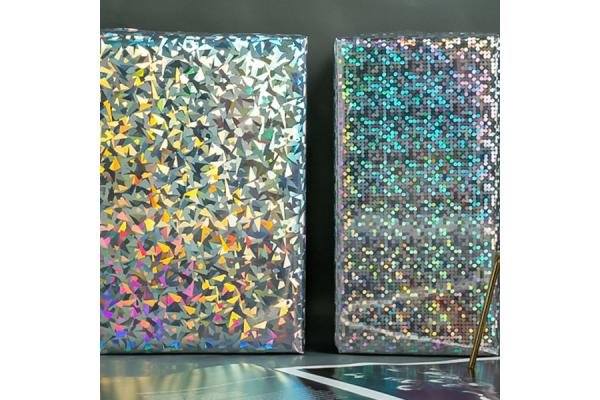 Hologram Design Waterproof Gift Wrap Paper Roll No Adhesive