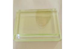 China Rectangle Lead Glasses Radiation Protection For Industrial Work Environment supplier