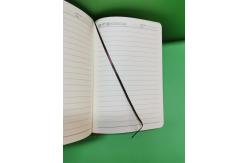 China OEM PU Leather Cover Embossing Custom Printed Notebooks For Gluing Binding supplier