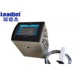 Different Leadjet Continuous Inkjet Printer / Egg Inkjet Printer With Different Micron Nozzles for sale
