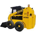4WD Kubota Skid Loader Yellow Color With Multi Function Attachment for sale