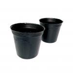 Black Plastic Soft Flower Nursery Pots UV Treatment for sale