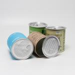 Airtight Paper Tube Cans Packaging With Easy Open Lid Tamper Proof