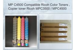 China MPC4500 Copier Ricoh Toner Cartridge For Aficio MPC3500 4 Sets supplier