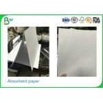 0.3mm - 2.0mm Thickness Uncoated Absorbent Cardboard Paper Rolls For Making Placemat for sale