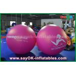 Giant 2m DIA PVC Red Inflatable Balloon Outdoor Advertising Inflatable Helium Balloon for sale