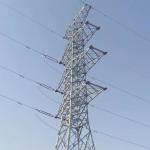 Power Transmission Line Angle Steel Tower Q235B Electrical Galvanized for sale