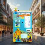 27-inch LCD Touch Screen Display Personalized Phone Case Vending Machine For Samsung Phone Models for sale