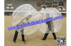 China Customized  Popular  Clear TPU Bubble Ball Football Hand Printing supplier