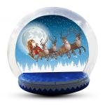 Easy Access Entrance Tunnelinflatable Snow Globe Custom Color CE for sale